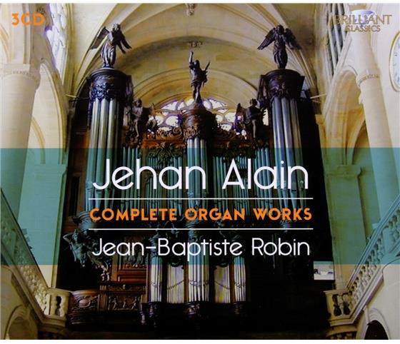 Jean-Baptiste Robin & Marie-Claire Alain - Complete Organ Works 3 CDs