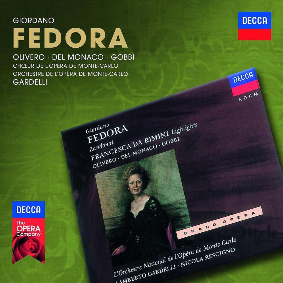 Olivero / Del Monaco & Giordano - Fedora 2 CDs