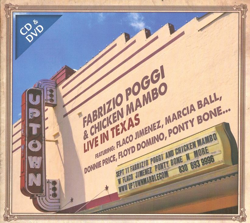 Fabrizio Poggi & Chicken Mambo - Live In Texas CD + DVD