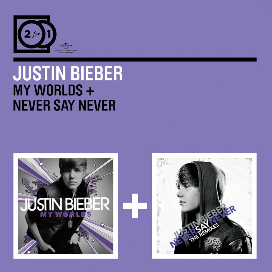 Justin Bieber - 2 For 1: My Worlds/Never 2 CDs