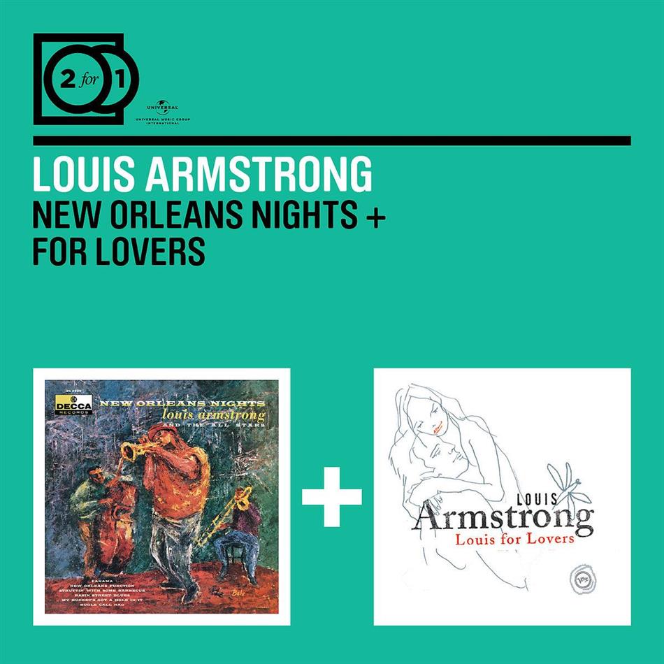 Louis Armstrong - 2 For 1: New Orleans Nights / Version Remasterisée, 2 CD