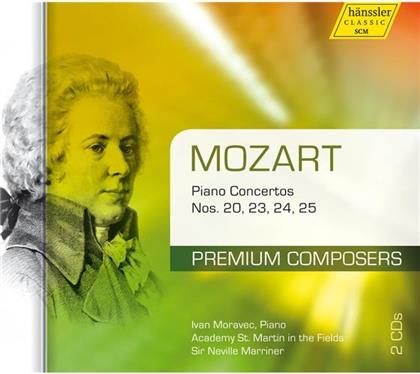 Moravec Ivan / Marriner / Amf & Wolfgang Amadeus Mozart (1756-1791) - Piano Concertos Nos. 20, 23, 2 (2 CDs)