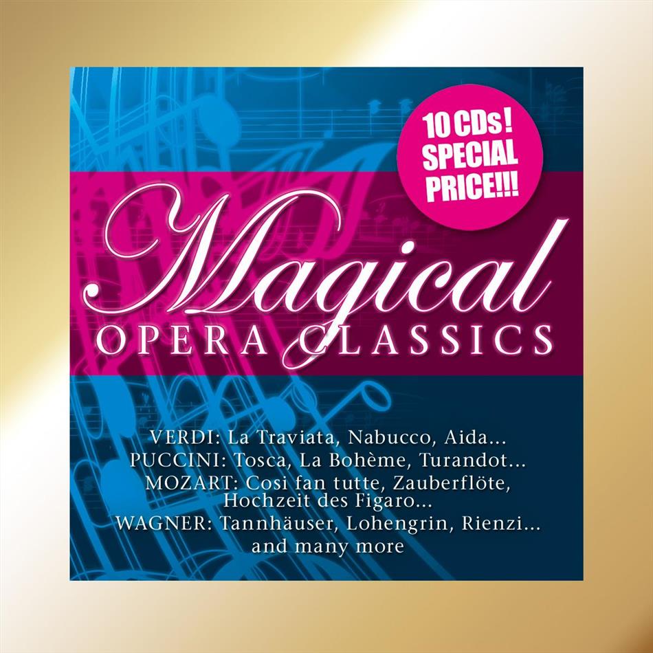 --- & Verdi / Puccini / Mozrt / U.A. - Magical Opera Classics 10 CD