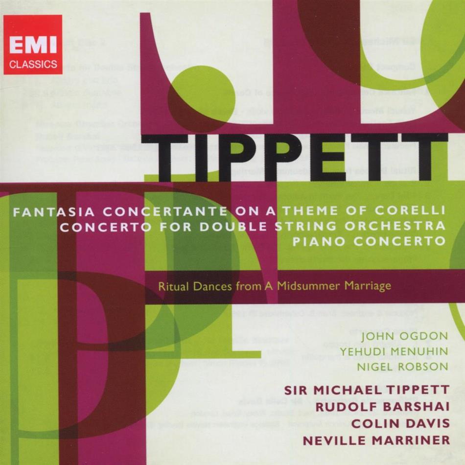 Tippett / Marriner / Various & Sir Michael Tippett (1905-1998) - 20Th Century Classics 2 CDs
