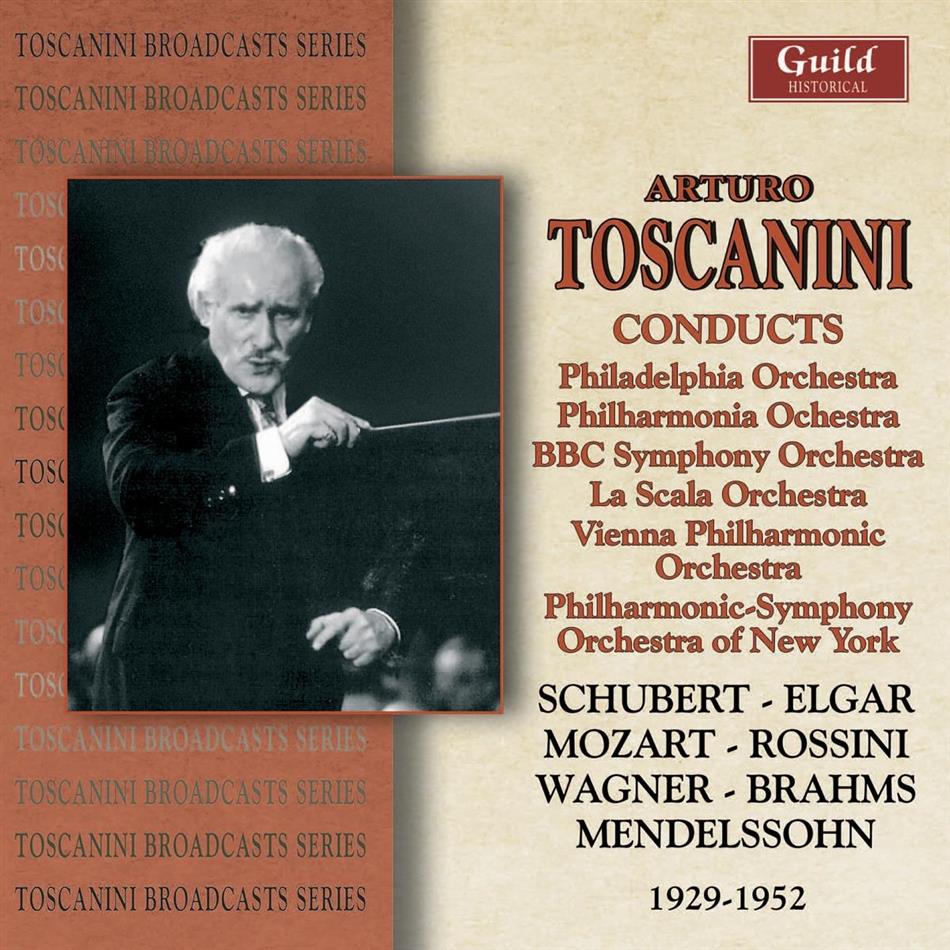 Arturo Toscanini & Schubert / Elgar / Mozart/Rossini/Wagner - Toscanini Conducts 1926-1952 2 CDs