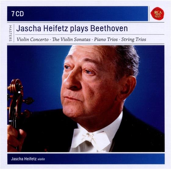Jascha Heifetz & Ludwig van Beethoven (1770-1827) - Jascha Heifetz Plays Beethoven 7 CDs