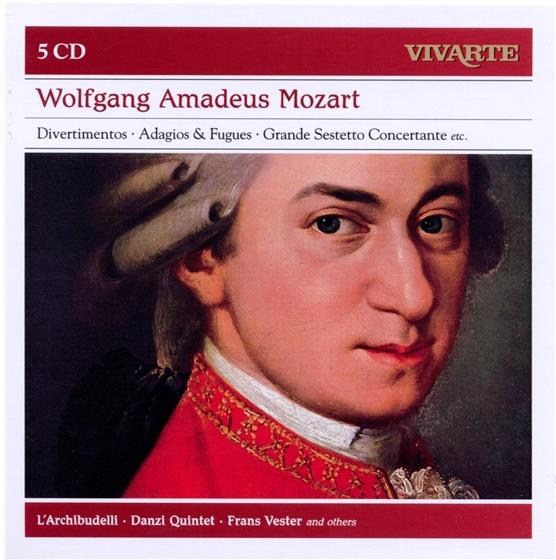 L'Archibudelli & Wolfgang Amadeus Mozart (1756-1791) - Divertimentos; Adagios & Fugues 5 CD