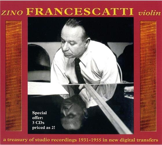Francescatti Zino / Guilet Quartett & --- - Treasury Of Studio Rec. 1931-1955 3 CDs