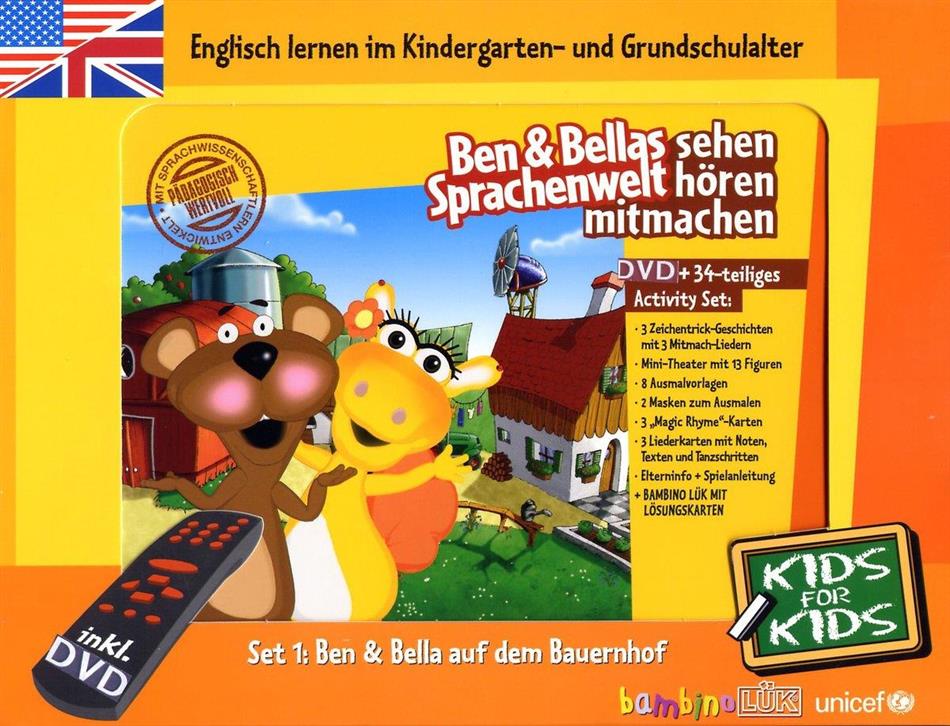 Ben & Bellas Sprachenwelt - Auf dem Bauernhof - Englisch Activity-Set