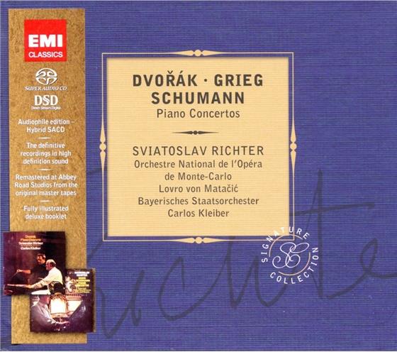 Antonin Dvorák (1841-1904), Edvard Grieg (1843-1907), Robert Schumann (1810-1856), Carlos Kleiber, Lovro von Matacic, … - Klavierkonzerte 2 Hybrid SACDs
