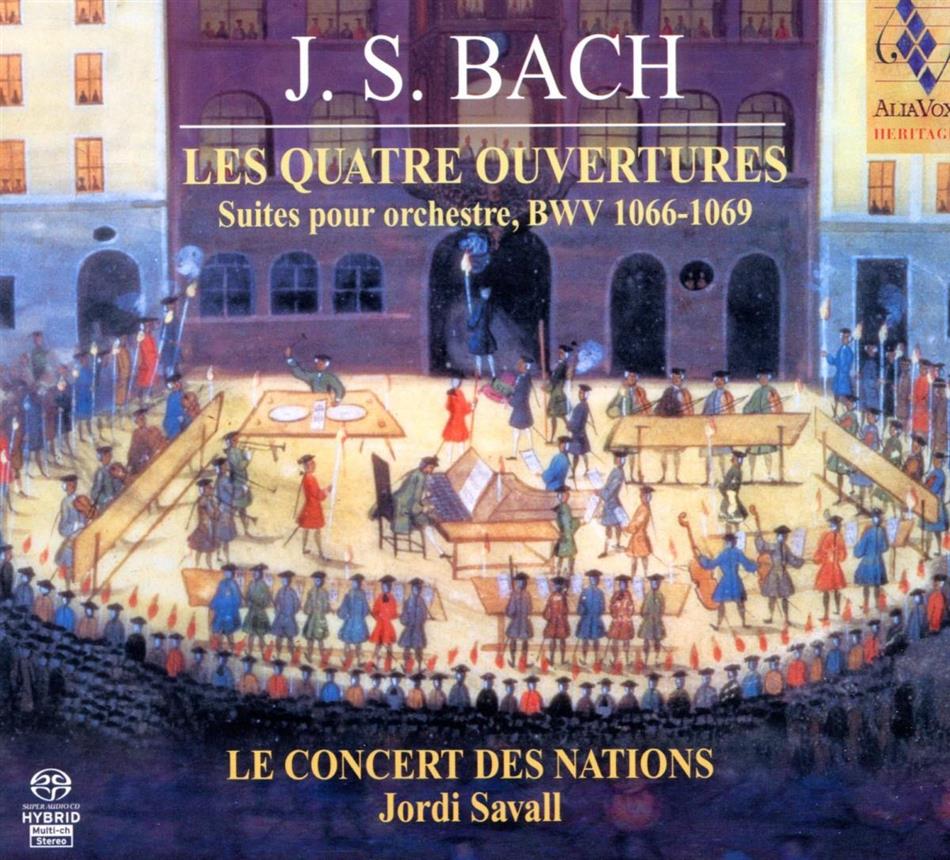 Savall Jordi / Le Concert Des Nations & Johann Sebastian Bach (1685-1750) - Les Quatre Ouverures, Suites P.Orchestre 2 SACDs