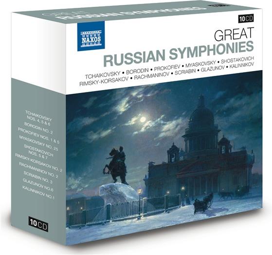 --- & --- - Great Russian Symphies - (Naxos) 10 CDs