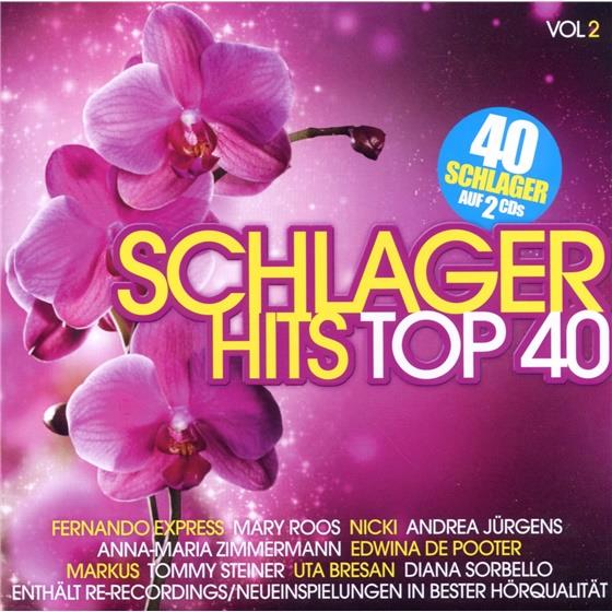 Schlager Hits Top 40 - Various 2 2 CDs
