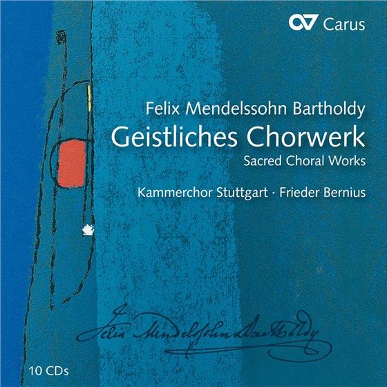 Bernius Frieder / Kammerchor Stuttgart & Felix Mendelssohn-Bartholdy (1809-1847) - Geistliches Chorwerk 10 CDs