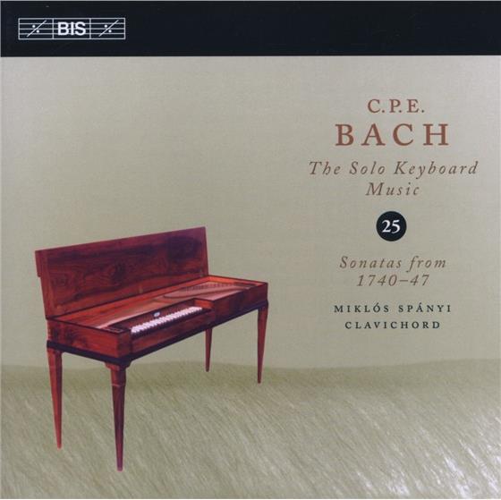 Miklos Spanyi & Carl Philipp Emanuel Bach (1714-1788) - Sämt. Werke Für Tasteninstrumente Vol.25