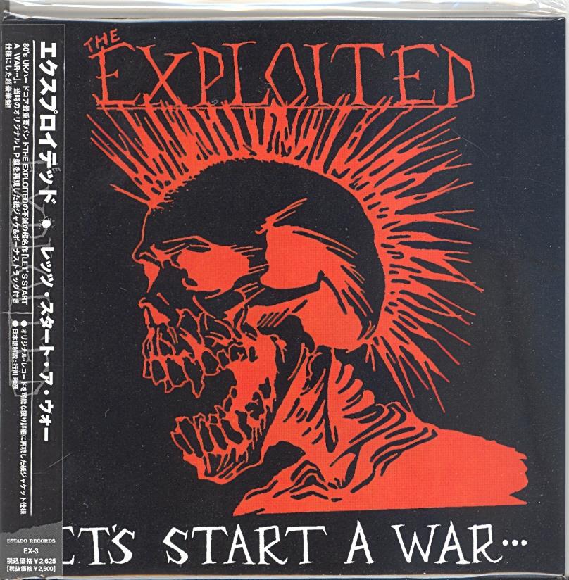 The Exploited - Let's Start A War - Papersleeve & 3 Bonustracks Japan Edition