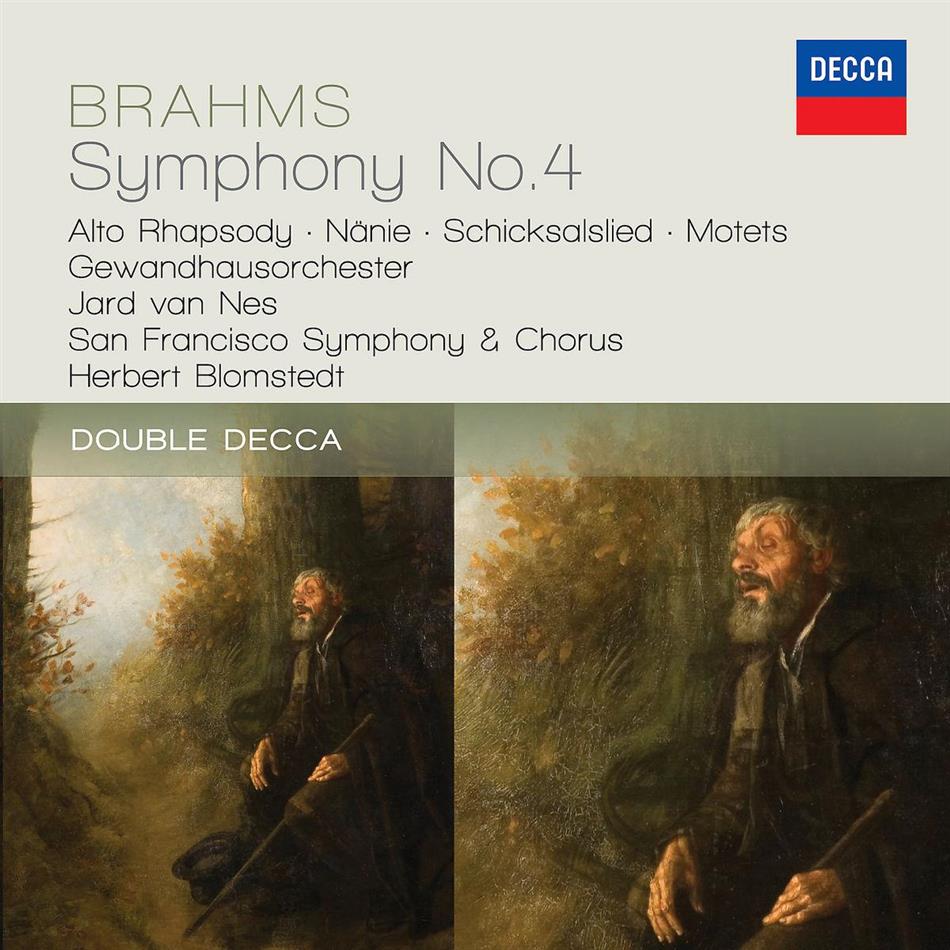 Jard van Nes & Johannes Brahms (1833-1897) - Symphony No. 4/Alto Rhapsody/U 2 CDs