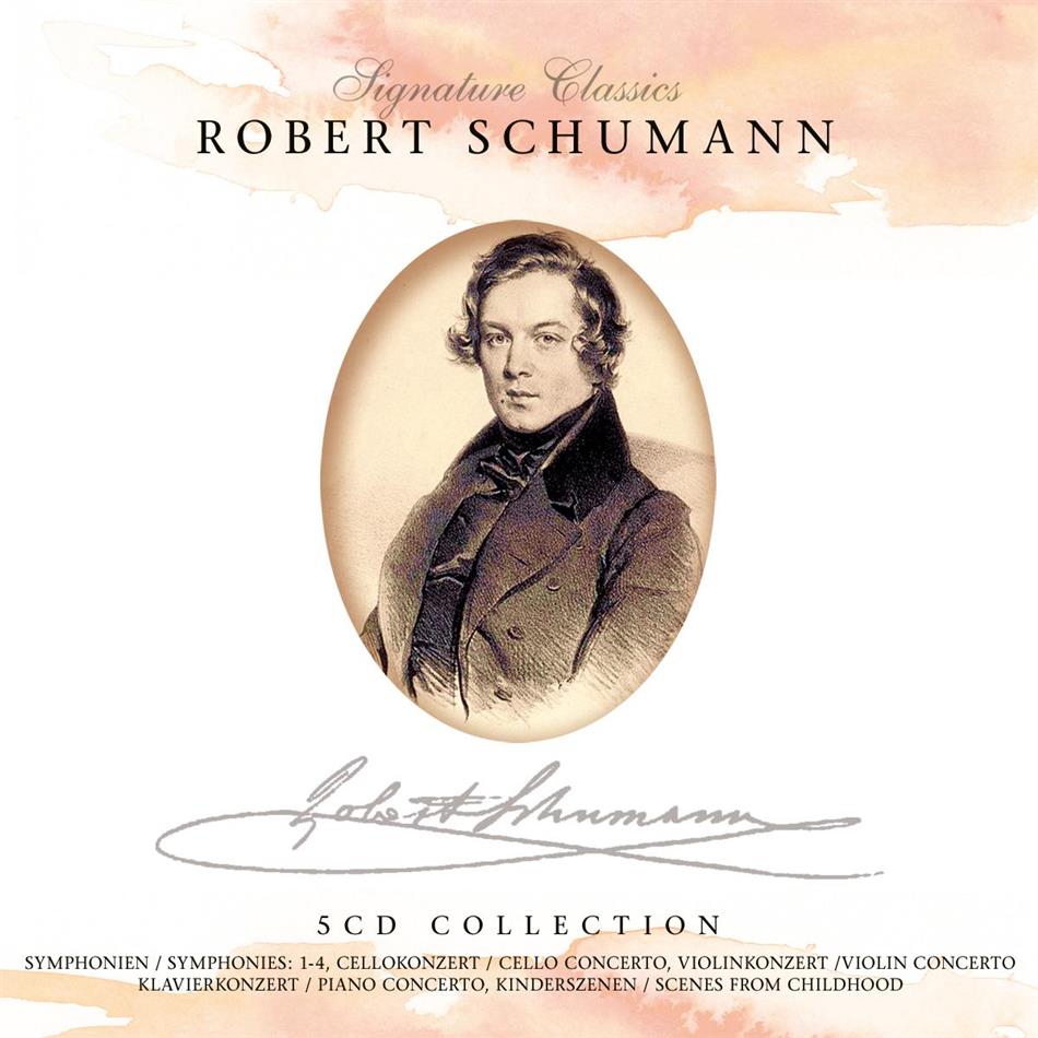 --- & Robert Schumann (1810-1856) - Signature Classics: Meisterwerke 5 CDs