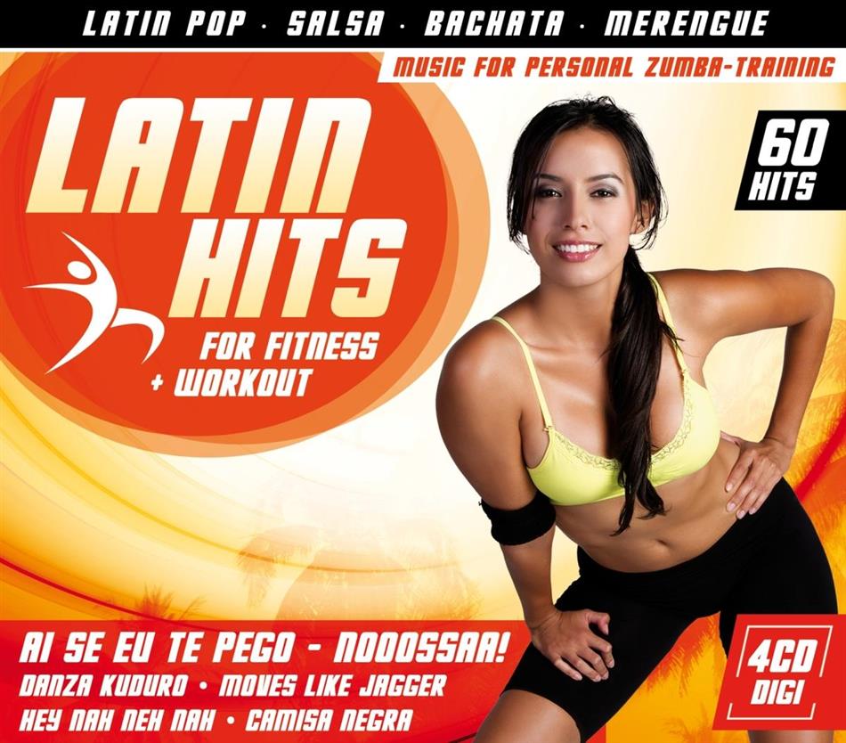 Latin Hits For Fitness + Workout - Various 4 CD