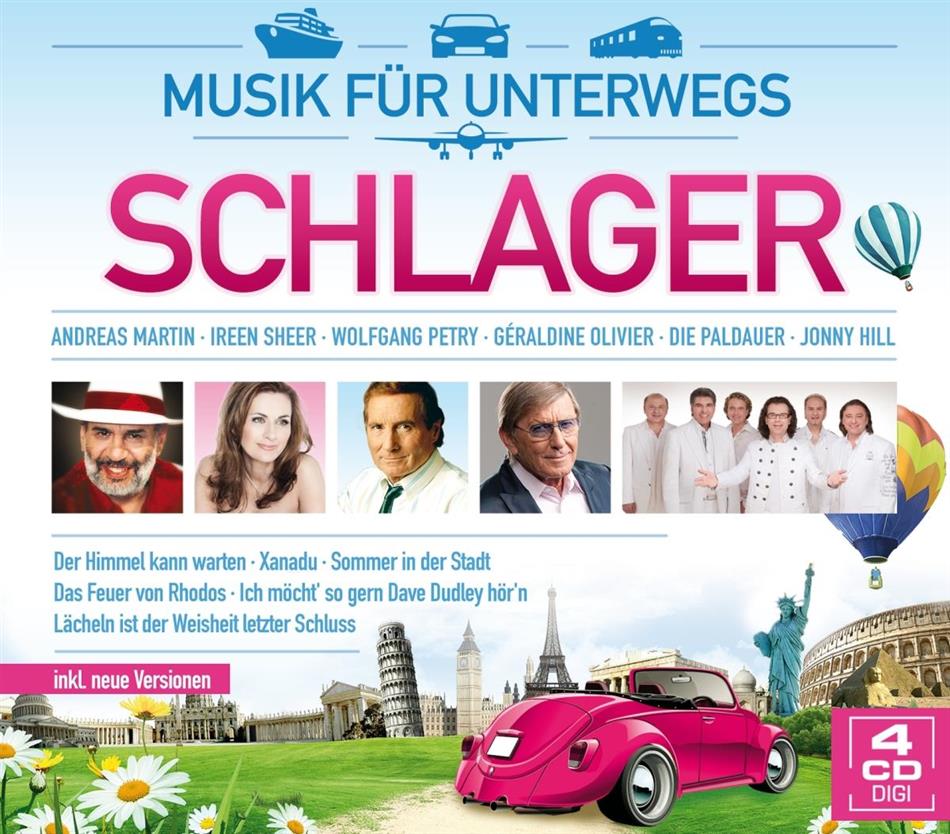 Schlager - Musik Für Unterwegs - Various 4 CDs
