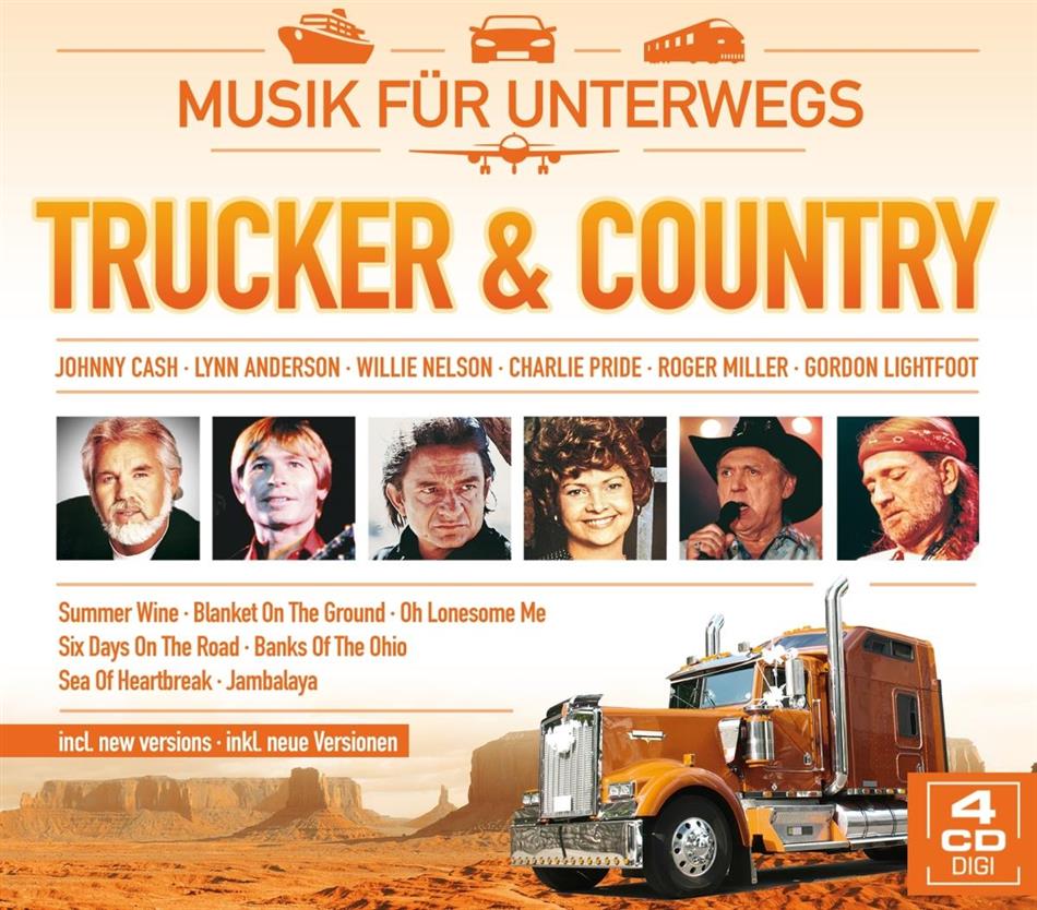 Trucker & Country - Musik Für Unterwegs - Various 4 CDs