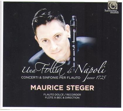 Maurice Steger & Leo / Barbella / Fiorenza / Mancini / + - Una Follia Di Napoli - Blockfl&ouml;te (2 CDs)