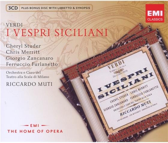 Muti Riccardo / Studer / Merritt / Otsm & Giuseppe Verdi (1813-1901) - I Vespri Siciliani 4 CDs