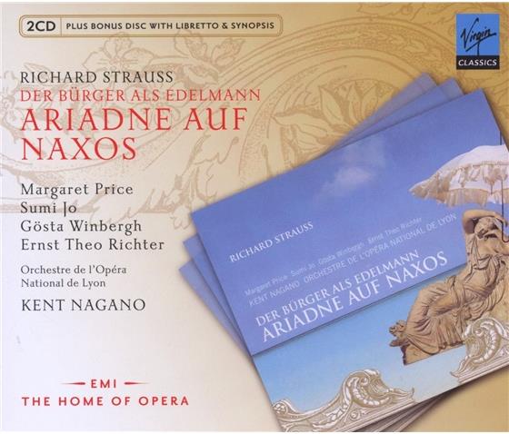 Nagano Kent / Price M. / Jo / Winbergh & Richard Strauss (1864-1949) - Ariadne Auf Naxos & Buerger 3 CDs