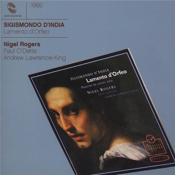 Rogers / O'dette / Lawrence-King & Sigismondo D'india - Lamento D'orfeo