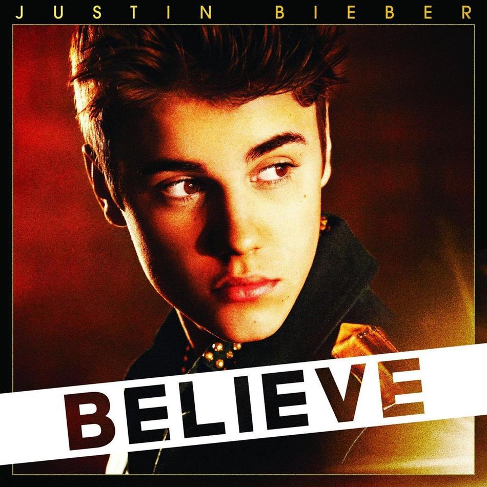 Justin Bieber - Believe - T-Shirt Girlie M - + 3 Bonustracks CD + DVD