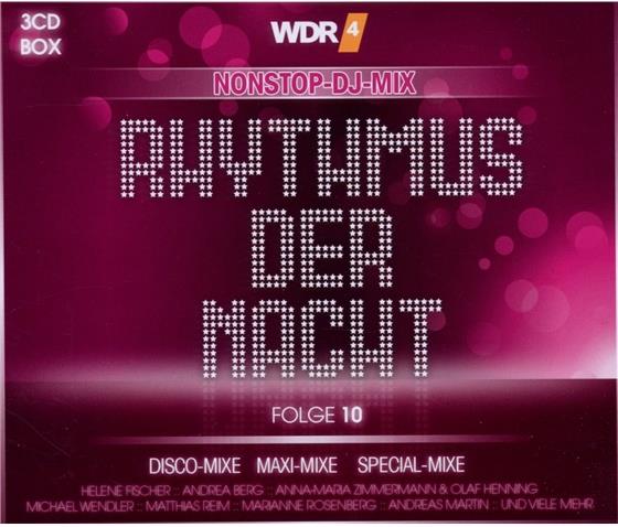 Wdr4 Rhytmus Der Nacht 10 - Various 3 CDs