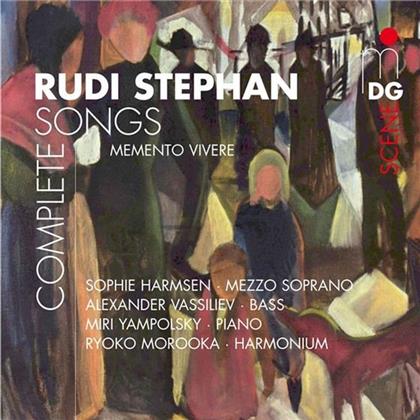 Harmsen - Vassiliev - Yampolski & Rudi Stephan - Complete Songs - Memento Vivere