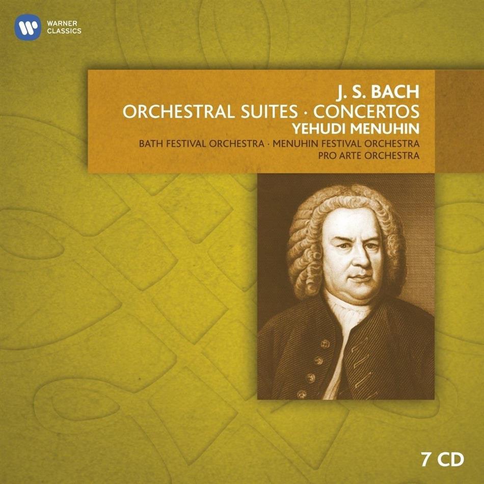 Sir Yehudi Menuhin & Johann Sebastian Bach (1685-1750) - Orchesterwerke & Konzerte 7 CDs