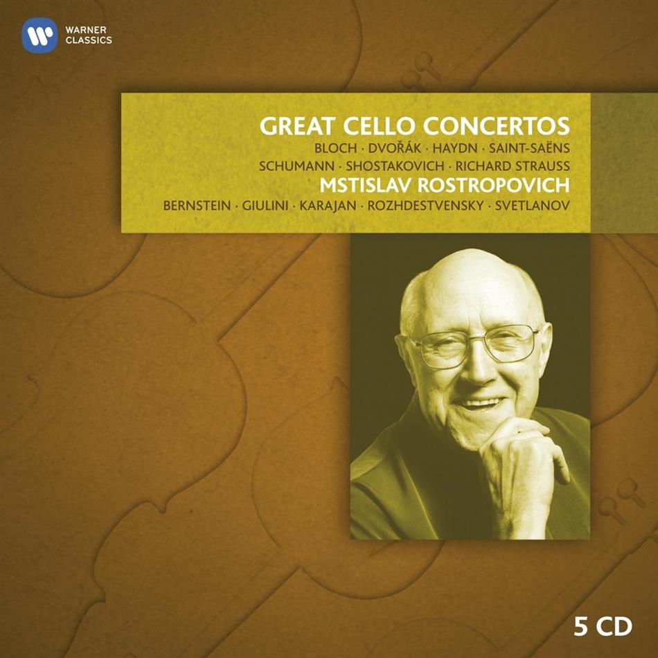 Mstislav Rostropovitsch - Grosse Cellokonzerte - Great Cello Concertos 5 CD