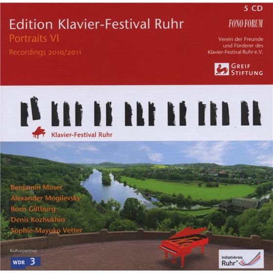 Moser Benjamin / Mogilevsky Alexander & --- - Klavier Festival Ruhr - Portraits VI 5 CDs