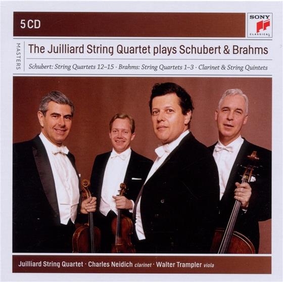 Juillard String Quartet & Schubert/Brahms - Plays Shcubert & Brahms 5 CDs