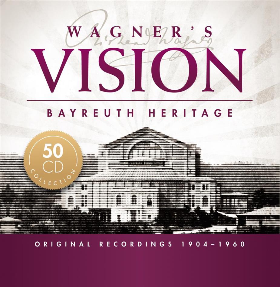 Divers & Richard Wagner (1813-1883) - Wagner's Vision - Bayreuth Her 50 CDs
