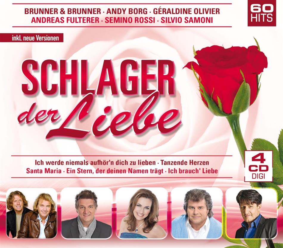 Schlager Der Liebe - Various 4 CDs