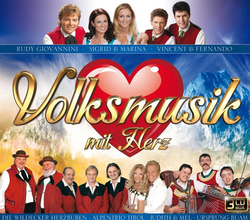 Volksmusik Mit Herz - Various 3 CDs