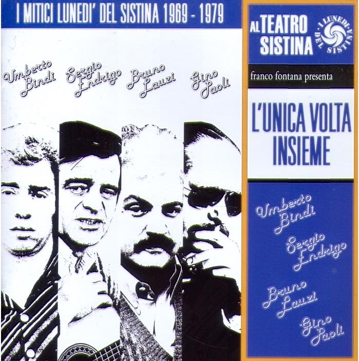 Umberto Bindi, Sergio Endrigo, Bruno Lauzi & Gino Paoli - L'Unica Volta Insieme 2 CDs