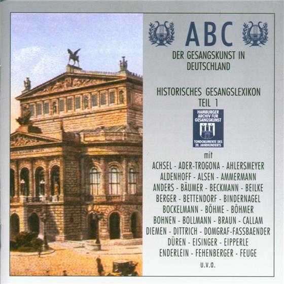 --- - Abc Der Gesangskunst 1 2 CDs
