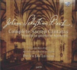 Netherlands Bach Collegium, Johann Sebastian Bach (1685-1750), Pieter Jan Leusink, Holland Boys Choir, Ruth Holton, &hellip; - Complete Sacred Cantatas - - Brilliant (50 CDs)