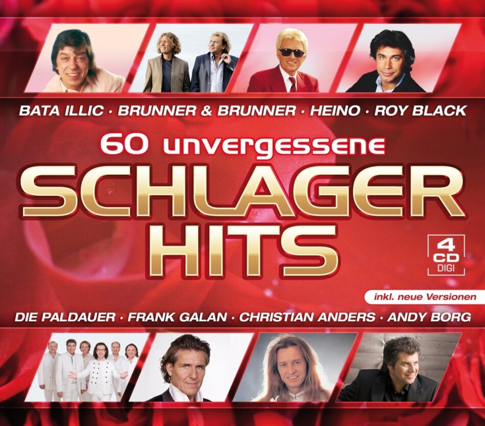 60 Unvergessene Schlagerhits 4 CDs