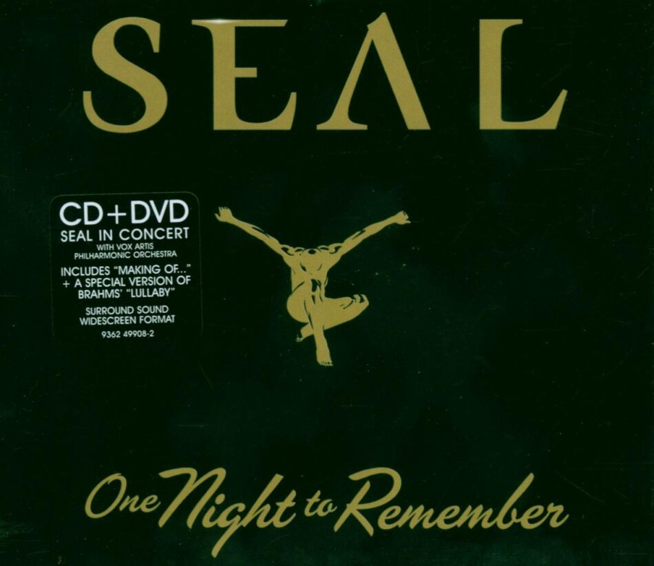 Seal - One night to remember with Seal DVD + CD