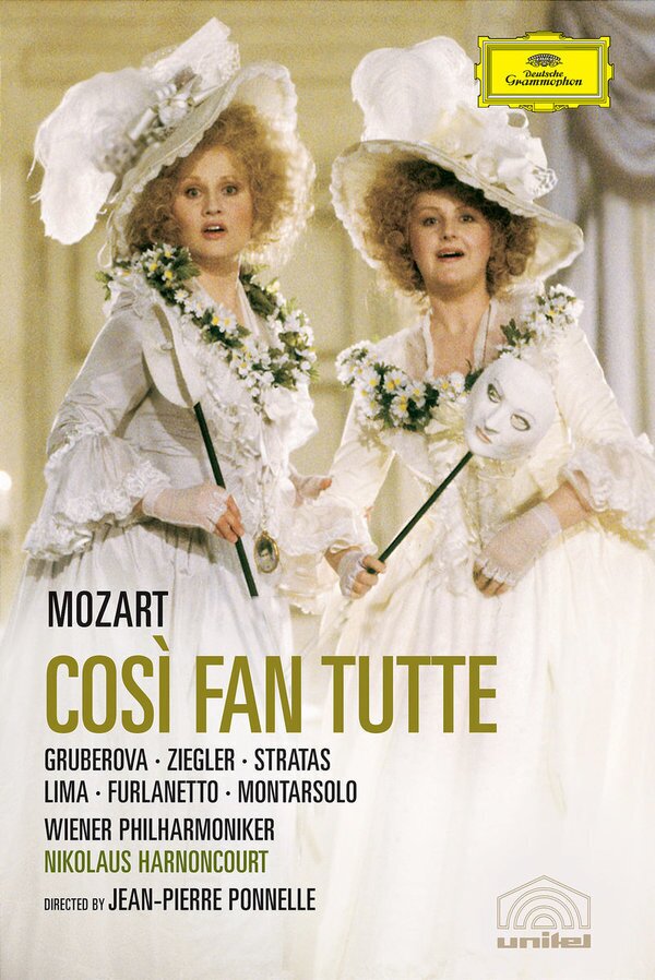Wiener Philharmoniker, Nikolaus Harnoncourt & Edita Gruberova - Mozart - Così fan tutte Deutsche Grammophon, 2 DVDs