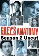 Grey's Anatomy - Season 2 Uncut, 6 DVDs