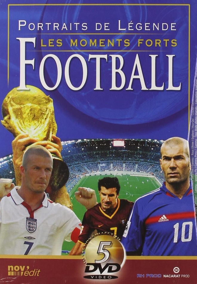 Football - Portraits de légende - Les moments forts 5 DVDs