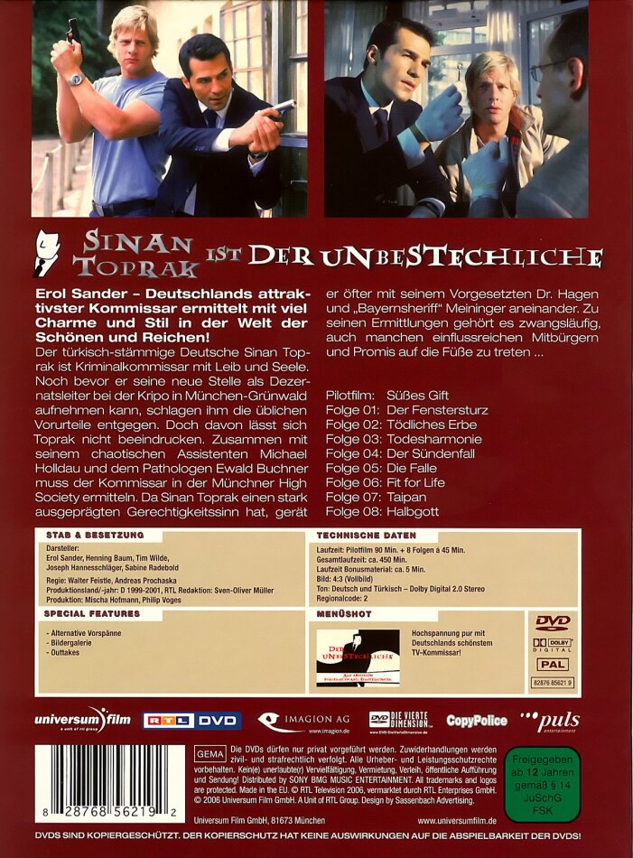 Sinan Toprak ist der Unbestechliche - Staffel 1 & Pilotfilm 3 DVD