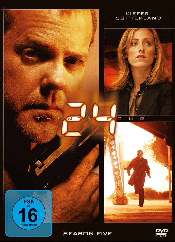 24 - Staffel 5 7 DVDs