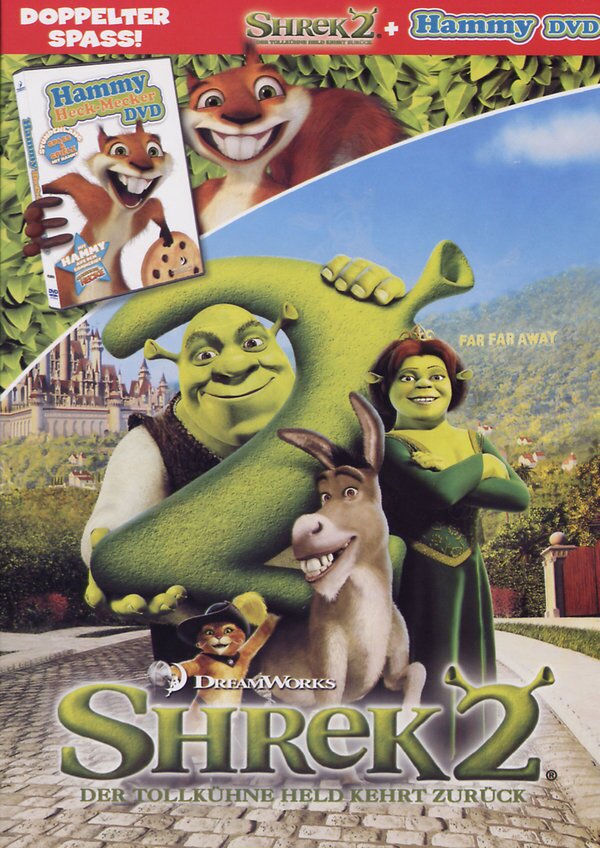 Hammy-Heck-Mecker & Shrek 2 2 DVDs